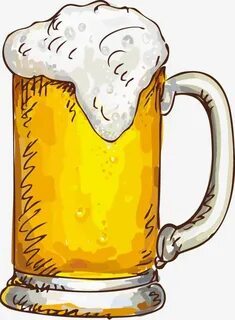 A cup of beer PNG and Clipart Beer drawing, Beer painting, B