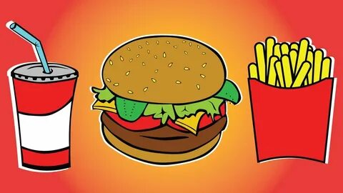 Burger And Fries Drawing at GetDrawings Free download