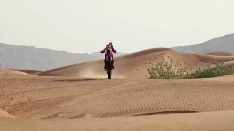 Pure sound dakar rally bike by Sam Sunderland in Dakar Rally