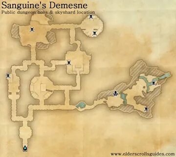 Sanguine’s Demesne public dungeon map Elder Scrolls Online G