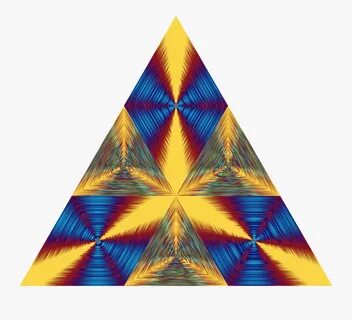 Prism 7 Clip Arts - Üçgen Renkli , Free Transparent Clipart 