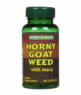 Nature's Bounty - HORNY GOAT WEED WITH MACA - 60 CAPS: Buy N