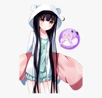 Clickclick ♔ Quote - Hoodie Anime Kawaii Girl, HD Png Downlo