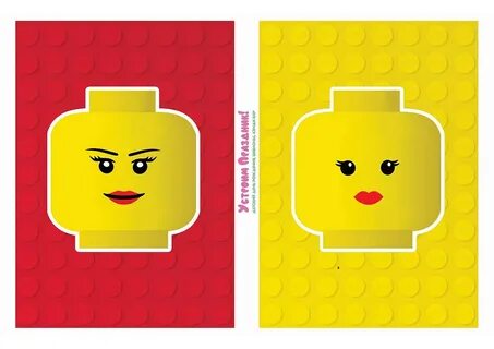Free Printable Banners with Lego Faces. - Oh My Fiesta! for 
