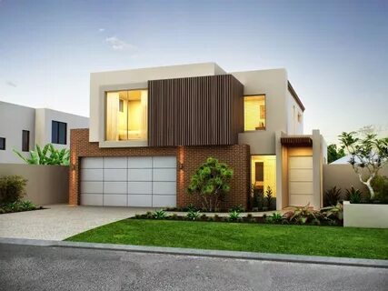Google+ Facade house, Brick exterior house, Modern house fac