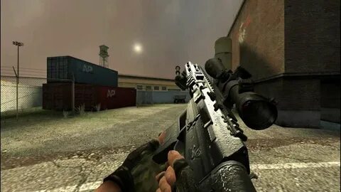 RSASS from CoD 8: MW3, for CS:S SG550 - YouTube