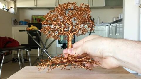 Making a Detailed Wire tree, Time Lapse Wire trees, Wire tre