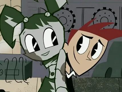 Brad and jenny Teenage robot, Disney cartoons, 2d animation