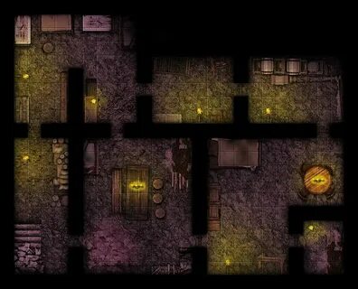 Abaddon cellar - RPG map by tomasreichmann Fantasy city map,