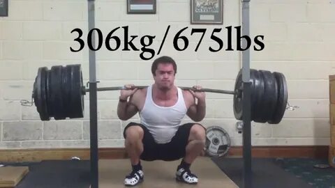 Clarence Kennedy 306kg Pause Squat - All Things Gym