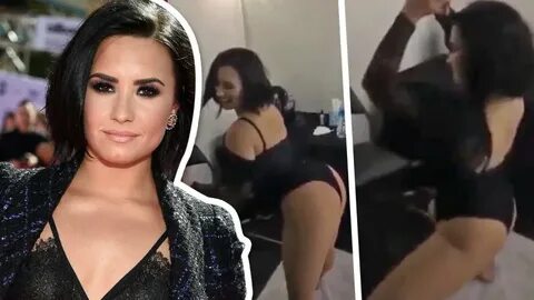 Demi Lovato Twerking Into The Single Life (TMZ TV) - INTHEFA
