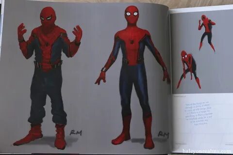 The Art Of Spiderman : Homecoming Book Review - Halcyon Real