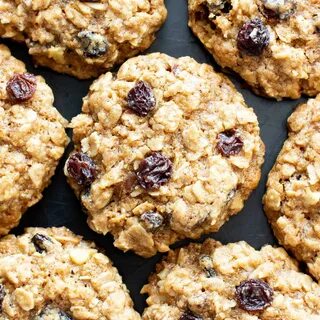 Classic Gluten Free Oatmeal Raisin Cookies Recipe (Vegan, Da