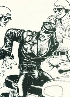 Kake 22 Cops Leather Beefcake Tom of Finland