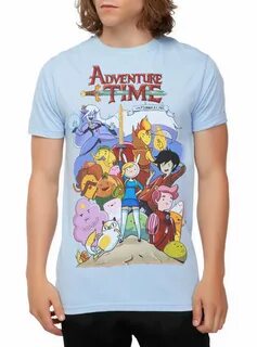 Adventure Time With Fionna & Cake Slim-Fit T-Shirt Hot Topic