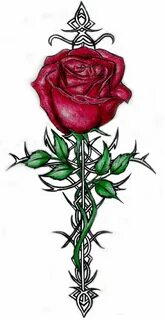 Tattoos Of Roses With Thorns rose and thorn tattoos cool tat