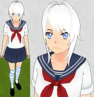 Yandere sim skin: Sakura Orokana by TeleviCat on DeviantArt