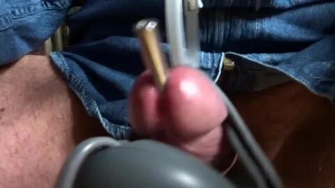 Cumming Through a Peehole Screw by My New Massager Toy xHamster