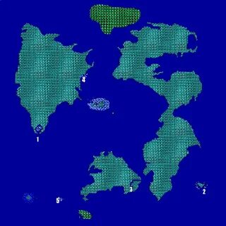 Final Fantasy III World Map