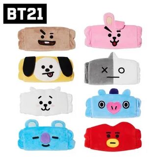 Bts bt21 headband-cooky, shooky, tata, chimmy, rj, mang, koy