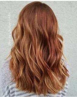 Red balayage Cheveux blond vénitien, Couleur de cheveux bala