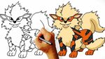 Pk How to Draw Arcanine (Pokemon) Step by Step - YouTube