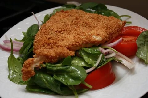 Chicken Milanese with Arugula Salad - Weeknight Gourmet
