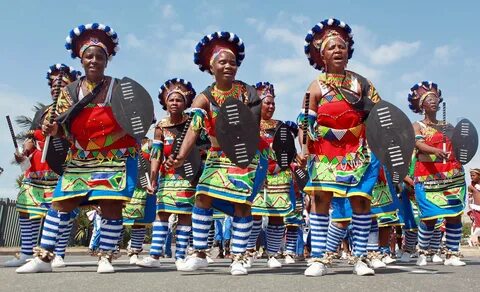 Национальные костюмы Южно-Африканской Республики (61 фото)