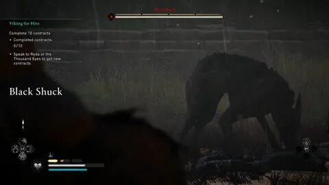 Black Shuck - Assassin's Creed Valhalla Guide Hold To Reset