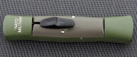 Автоматический выкидной нож Fox Nato Military OD Green Alumi