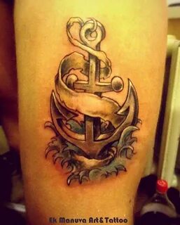 Anchor tattoos, Tattoos, Anchor tattoo design