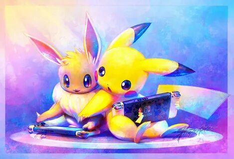 Gaming buddies by JA-punkster Pokemon fan art, Pikachu, Pika