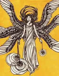 Six-Winged Seraph Wings drawing, Art, Seraphim
