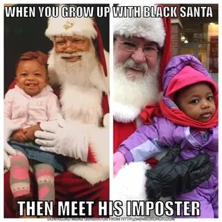 Black Santa Meme - Captions Imajinative