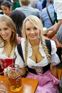 For Oktoberfest, BierFrau Oktoberfest woman, German beer gir