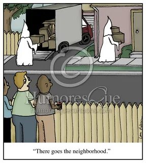 Cartoon: "There goes the neighborhood." - Humoresque Cartoon
