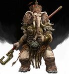 ArtStation - Elephant Warriors, C Y Fantasy character design