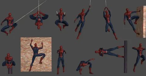 Spider-Man Pose Pack ft(Bonus Poses) by WildGold on DeviantA