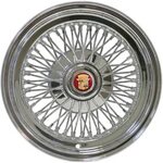 Cadillac 72 Spoke Knock-Off Wire Wheels 15 X 7 and 16 X 7 In