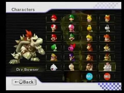 Mario Kart Wii: How To Unlock All Characters - YouTube