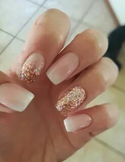 Pin by kirsty evans on nails in 2019 Bride nails, Gold glitt