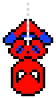 spiderman upsidedown Pixel Art Maker