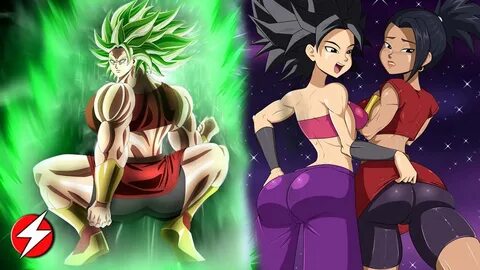 Kale X Goku X Caulifla Saiyan Threeway - Dragon Ball Super E