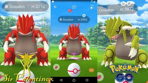 Groudon Shiny + Perfecto Incursiones POkemon GO - YouTube