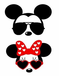 Mickey Minnie sunglasses Disney silhouettes, Mickey, Mickey 
