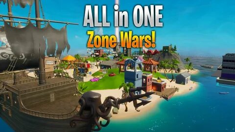 ALL IN ONE ZONE WARS! - Fortnite Creative Map Codes - Dropni