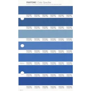 PANTONE 19-4037 TPG Bright Cobalt Replacement Page (Fashion,