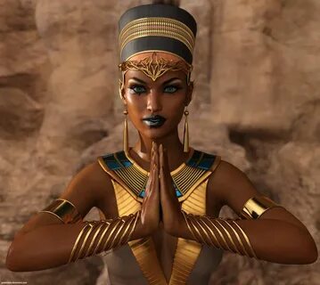 Egyptian queen by phdemons on DeviantArt Black art pictures,