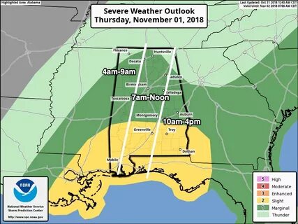 Strong To Severe Storms Possible Tomorrow : The Alabama Weat