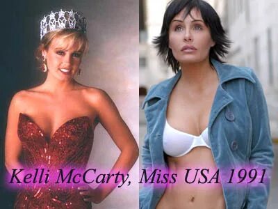 Kelli McCarty--1991 Miss USA--now Porn Starlet - Wichita Sta